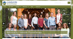 Desktop Screenshot of creeksidephysiotherapy.ca